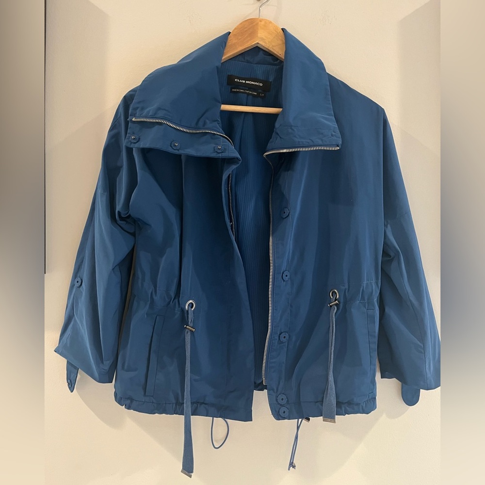 Club Monaco Blue Utility Jacket